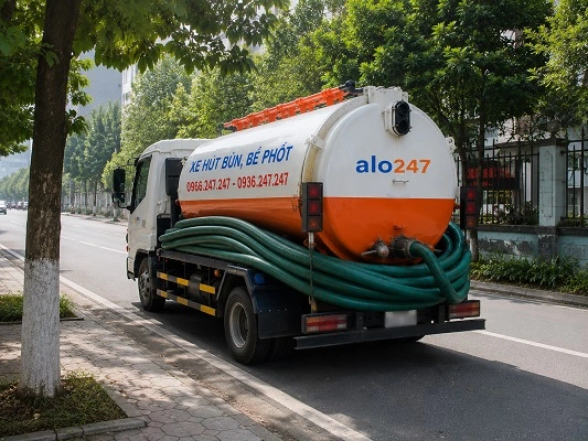 Alo247 Dịch vụ hút bể phốt trọn gói tại Suối Hai