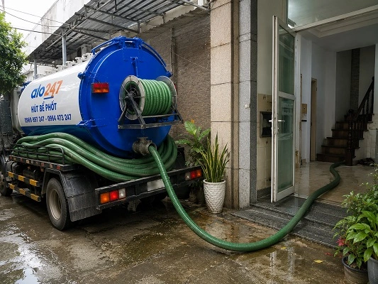 Alo247 Dịch vụ hút bể phốt trọn gói tại Thiên Lộc
