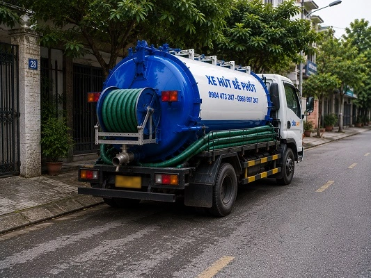 Alo247 Dịch vụ hút bể phốt trọn gói tại Ứng Thiên
