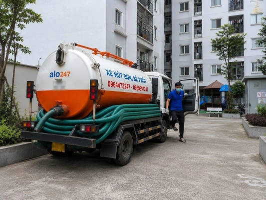 Alo247 Dịch vụ hút bể phốt trọn gói tại Xuân Mai