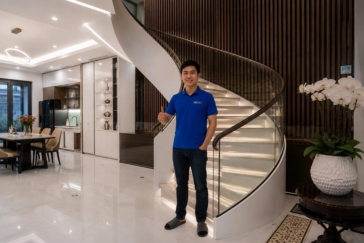 Alo247 sửa cầu thang kính chuyên nghiệp