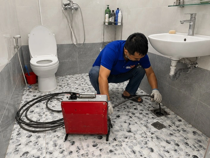 alo247 Dịch vụ thông tắc cống nhà vệ sinh tại Vĩnh Tuy