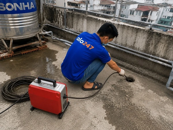 alo247 Dịch vụ thông tắc cống tại Tây Mỗ