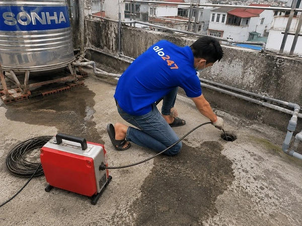 alo247 Dịch vụ thông tắc cống tại Xuân Đỉnh