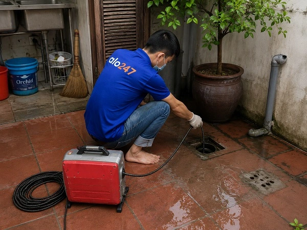 alo247 Dịch vụ thông tắc cống tại Xuân Phương
