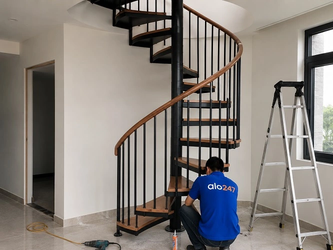 alo247 cải tạo và thay mới cầu thang
