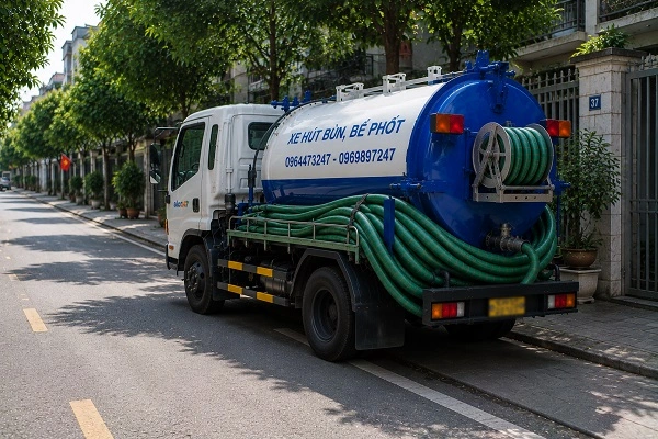 alo247 dịch vụ hút bể phốt chuyên nghiệp tại Đại Mỗ