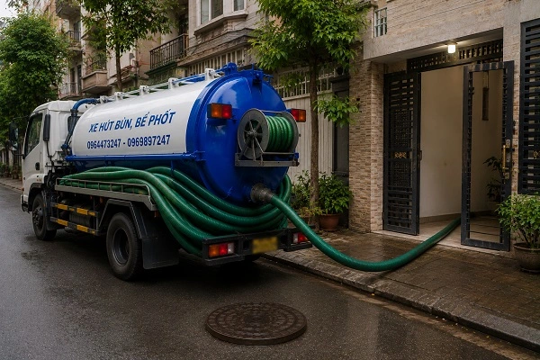 alo247 dịch vụ hút bể phốt trọn gói tại Bình Minh