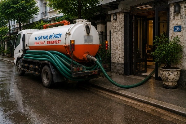 alo247 dịch vụ hút bể phốt trọn gói tại Chương Dương