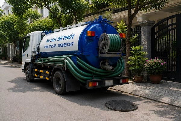 alo247 dịch vụ hút bể phốt trọn gói tại Chuyên Mỹ