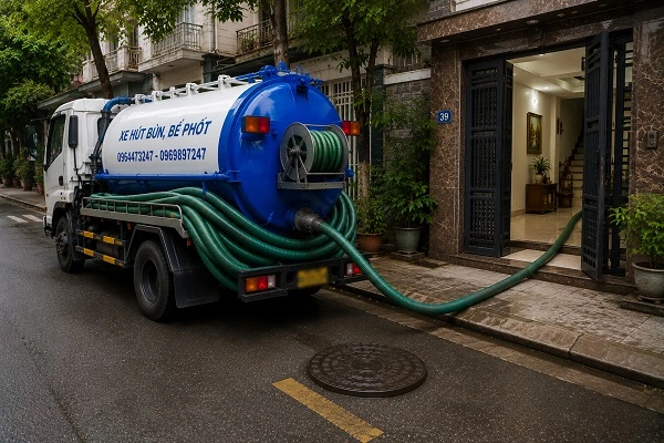 alo247 dịch vụ hút bể phốt trọn gói tại Dân Hoà