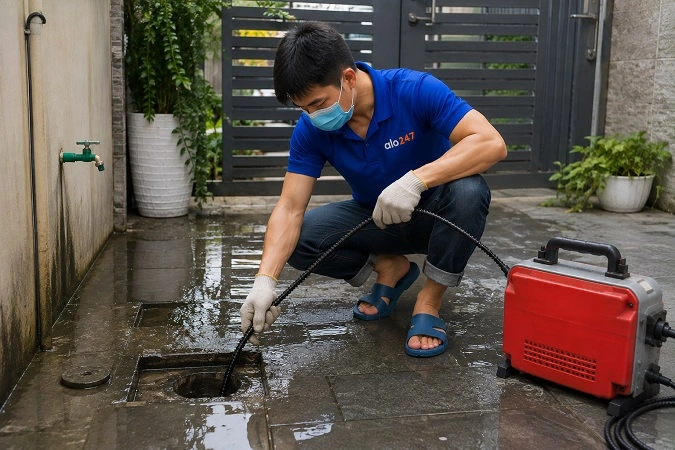 Alo247 Dịch vụ thông tắc cống uy tín tại Kiến Hưng