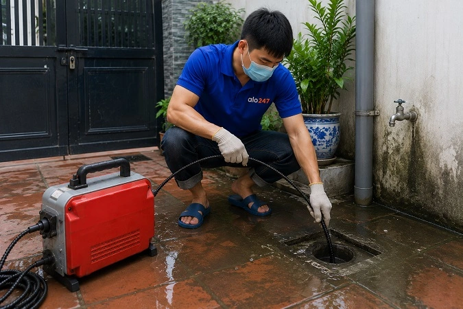 Alo247 Dịch vụ thông tắc cống uy tín tại Ngọc Hồi