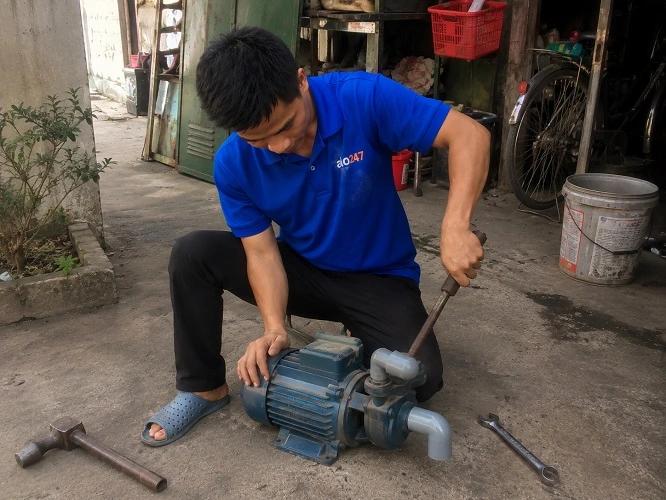 Alo247 dịch vụ sửa chữa máy bơm tận nơi tại Định Công