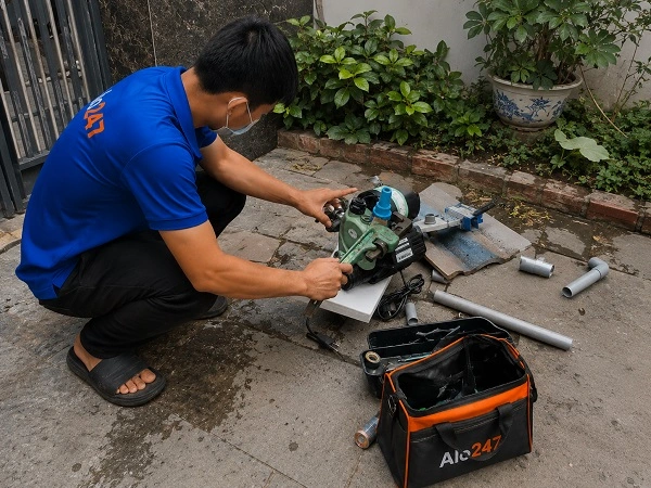 Alo247 dịch vụ sửa chữa máy bơm tận nơi tại  Khương Đình