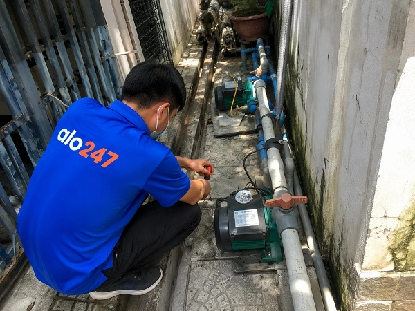 Alo247 dịch vụ sửa chữa máy bơm tận nơi tại Nghĩa Đô