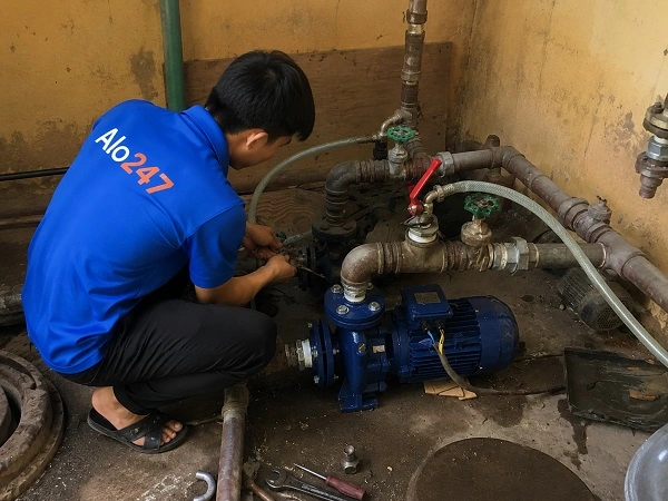 Alo247 dịch vụ sửa chữa máy bơm tận nơi tại Ngọc Hà