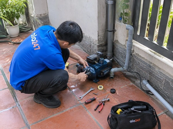 Alo247 dịch vụ sửa chữa máy bơm tận nơi tại Phú Lương