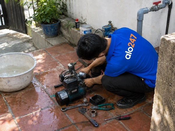 Alo247 dịch vụ sửa chữa máy bơm tận nơi tại Thanh Liệt
