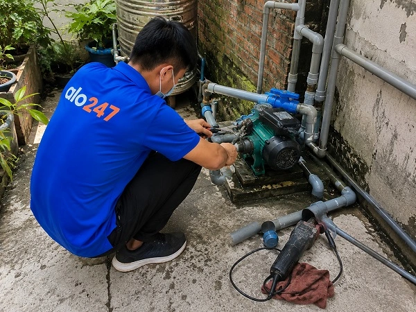 Alo247 dịch vụ sửa chữa máy bơm tận nơi tại Xuân Đỉnh