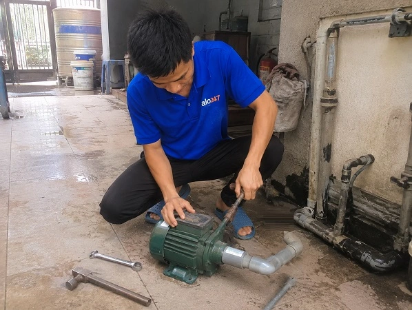 Alo247 dịch vụ sửa chữa máy bơm tận nơi tại Yên Sở