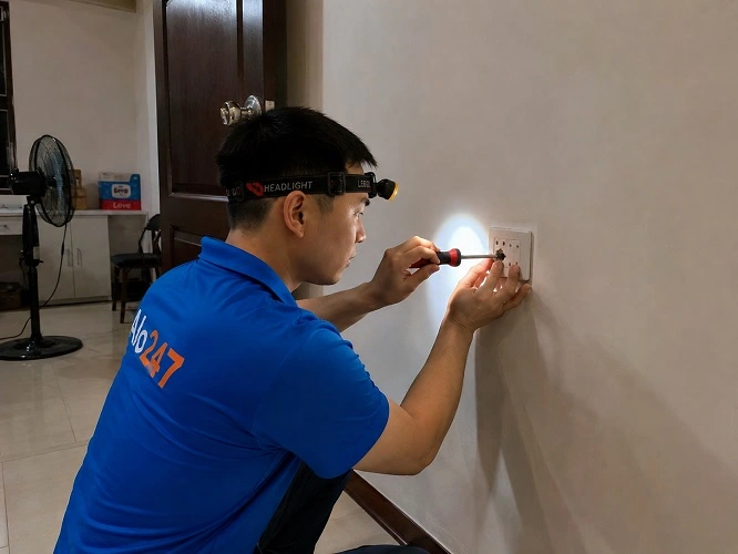 Alo247 dịch vụ sửa điện dân dụng tại Nội Bài