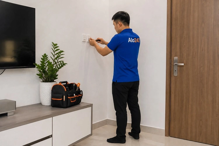 Alo247 dịch vụ sửa điện dân dụng tại Xuân Phương