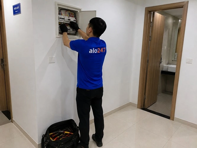 Alo247 dịch vụ sửa điện nước chuyên nghiệp tại Xuân Phương