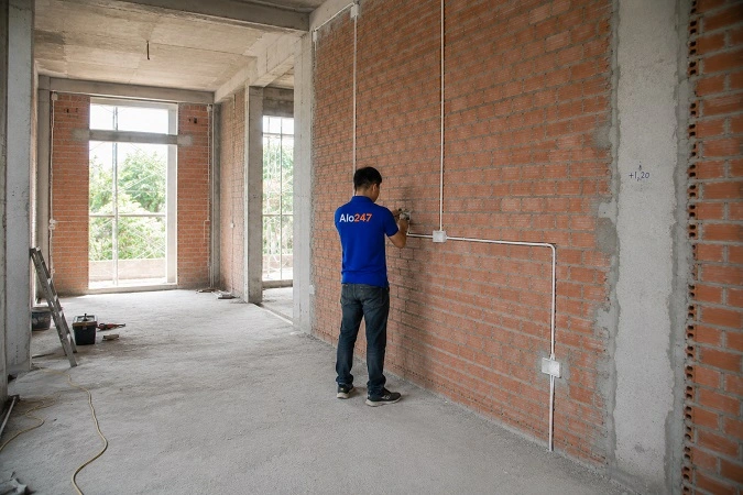 Alo247 thi công hệ thống điện nước chuyên nghiệp tại Phú Thượng
