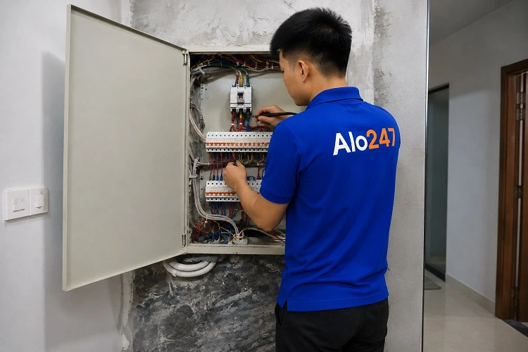 Thợ Alo247 sửa aptomat bị nhảy không rõ nguyên nhân