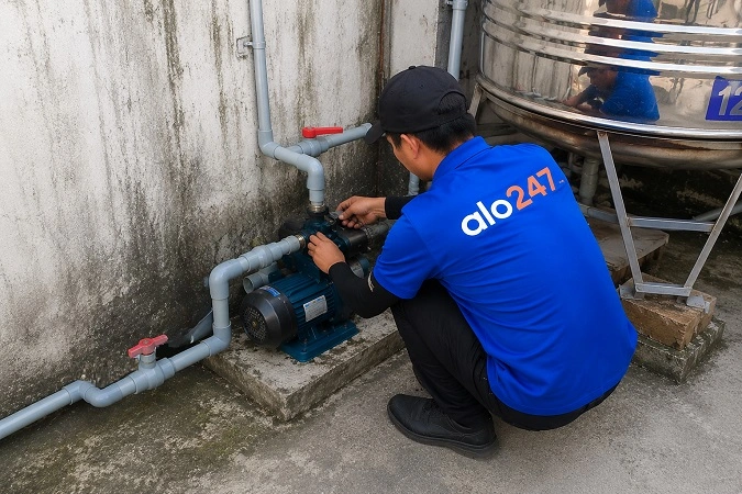 Thợ Alo247 sửa chữa thiết bị điện nước tận nơi