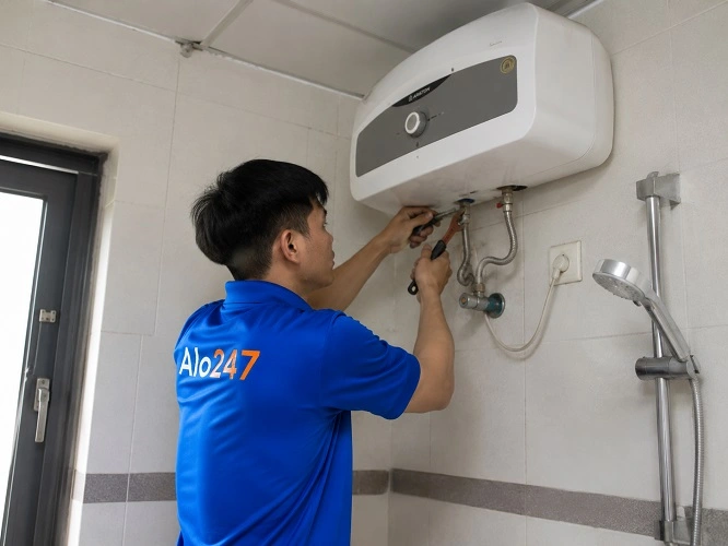 Thợ alo247 sửa bình nóng lạnh tận nơi