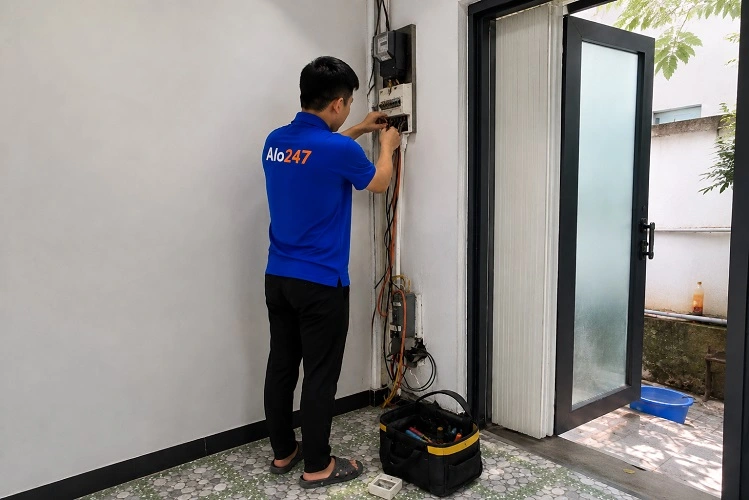Thợ alo247 sửa điện tại nhà phường Ba Đình