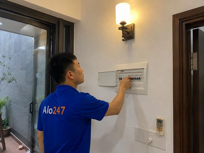 Thợ alo247 sửa điện tại nhà phường Định Công