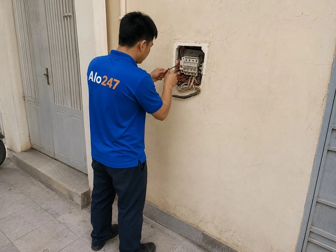 Thợ alo247 sửa điện tại nhà phường Dương Nội