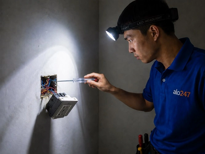 Thợ alo247 sửa điện tại nhà phường Giảng Võ