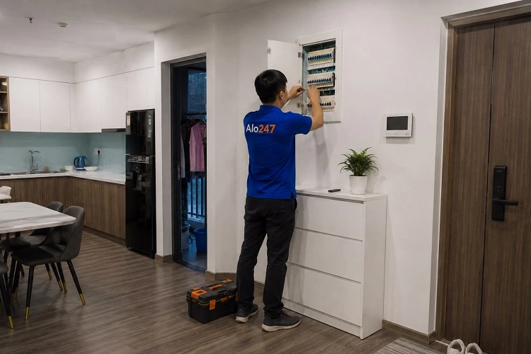 Thợ alo247 sửa điện tại nhà phường Nghĩa Đô