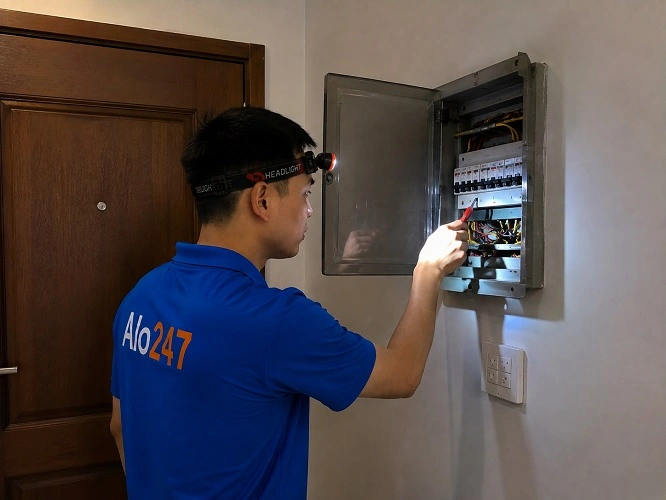 Thợ alo247 sửa điện tại nhà phường Tây Tựu