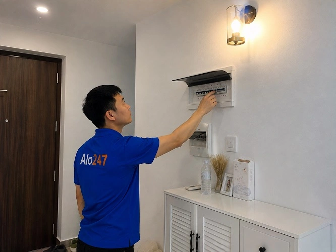 Thợ alo247 sửa điện tại nhà phường Thượng Cát