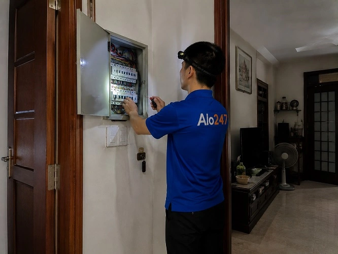 Thợ alo247 sửa điện tại nhà phường Tương Mai