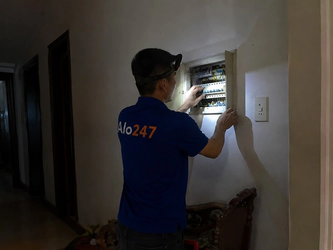 Thợ alo247 sửa điện tại nhà phường Xuân Phương