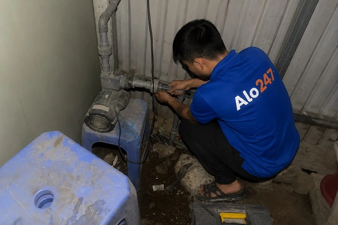 Thợ alo247 sửa máy bơm nước tại nhà phường Hoàng Liệt