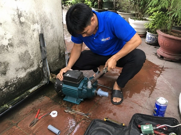 Thợ alo247 sửa máy bơm nước tại nhà phường Kim Liên