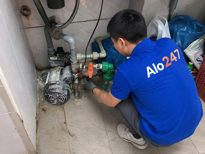 Thợ alo247 sửa máy bơm nước tại nhà phường Láng