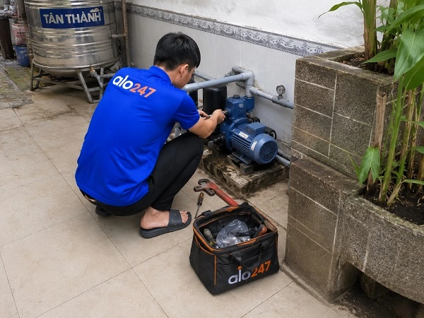 Thợ alo247 sửa máy bơm nước tại nhà phường Phú Lương