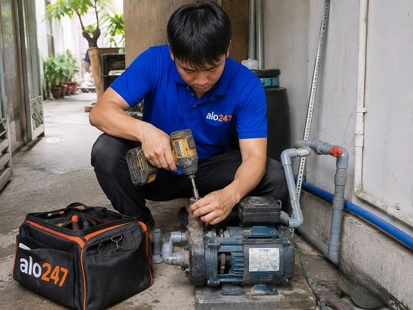 Thợ alo247 sửa máy bơm nước tại nhà phường Phú Thượng