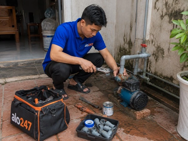 Thợ alo247 sửa máy bơm nước tại nhà phường Xuân Đỉnh