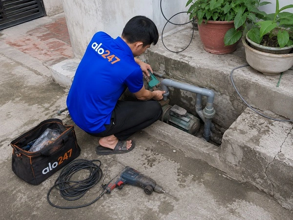 Thợ alo247 sửa máy bơm nước tại nhà phường Yên Nghĩa