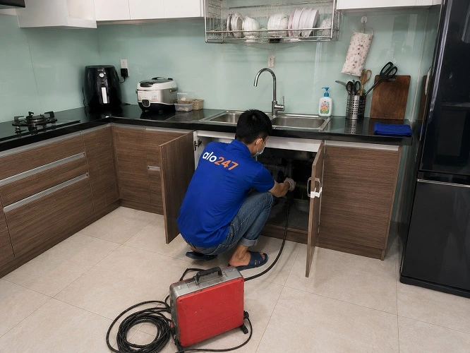 Thợ alo247 thông tắc bồn rửa bát chuyên nghiệp tại Sóc Sơn