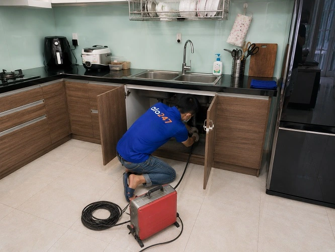 Thợ alo247 thông tắc bồn rửa bát chuyên nghiệp tại Thanh Liệt